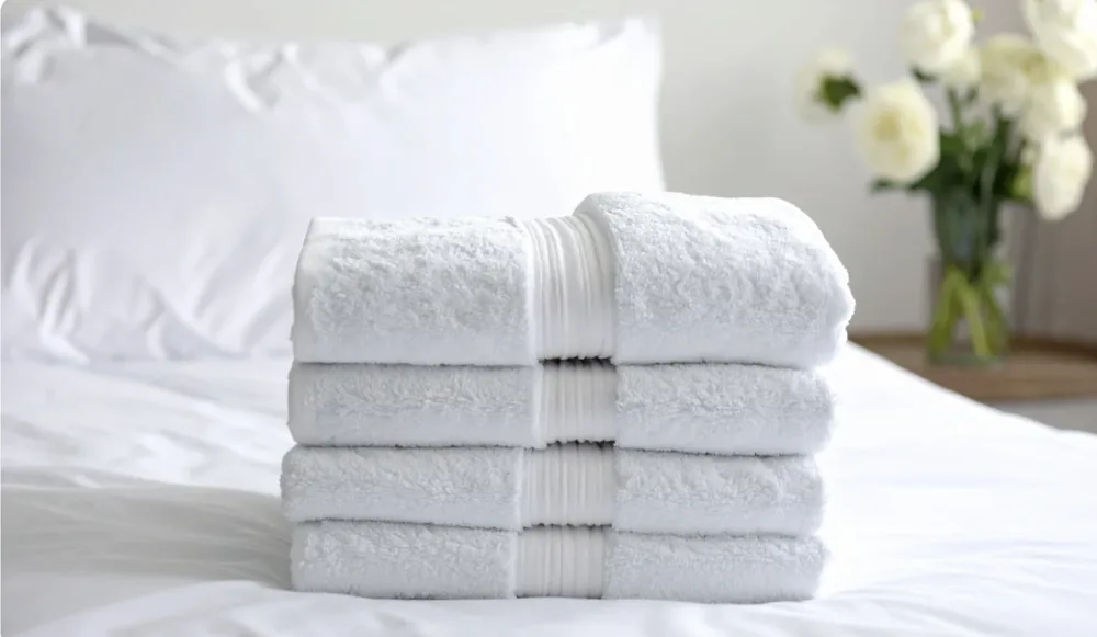 Puhtaita liinavaatteita hotelleille